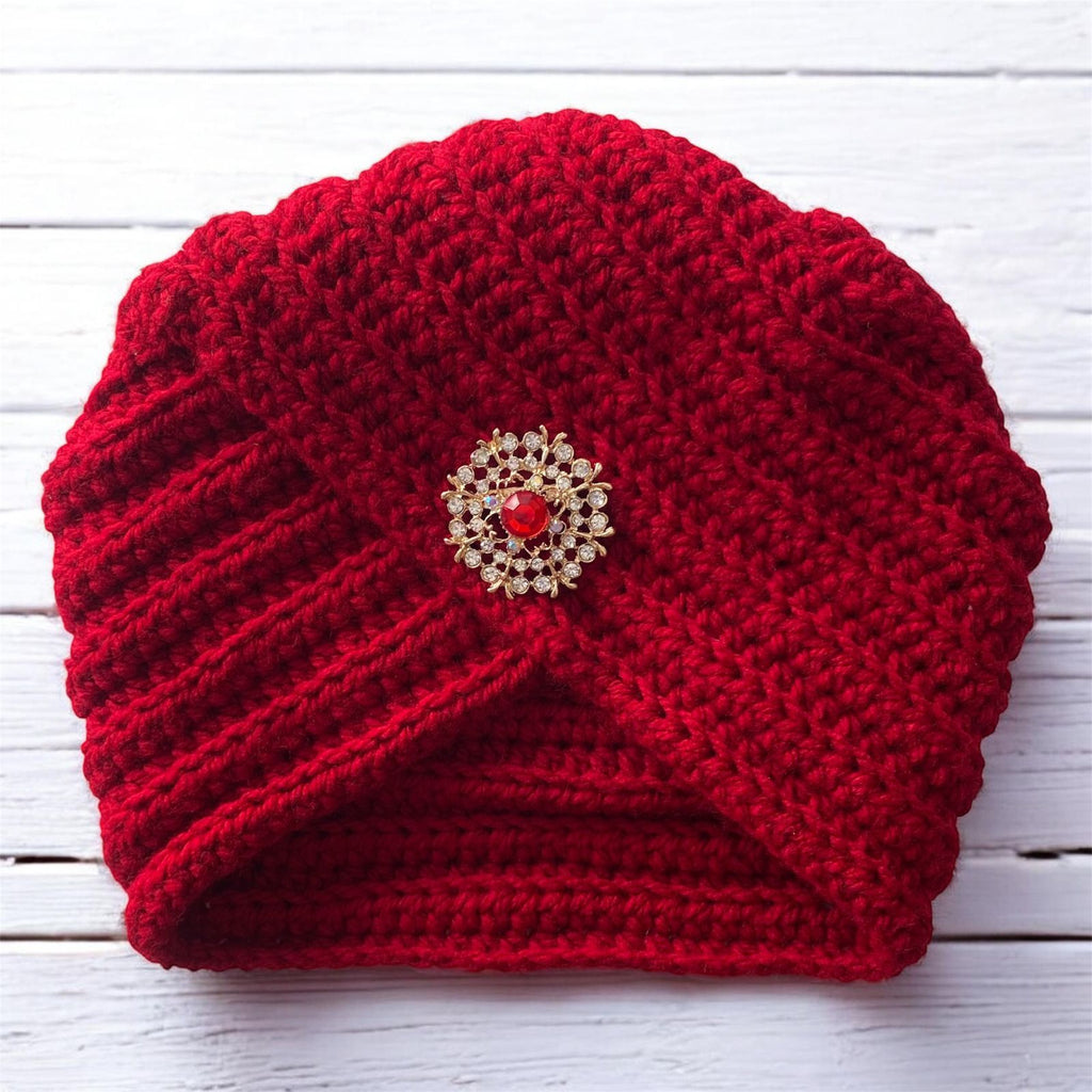 Glam Twist Turban – Elegant Crochet Headwrap